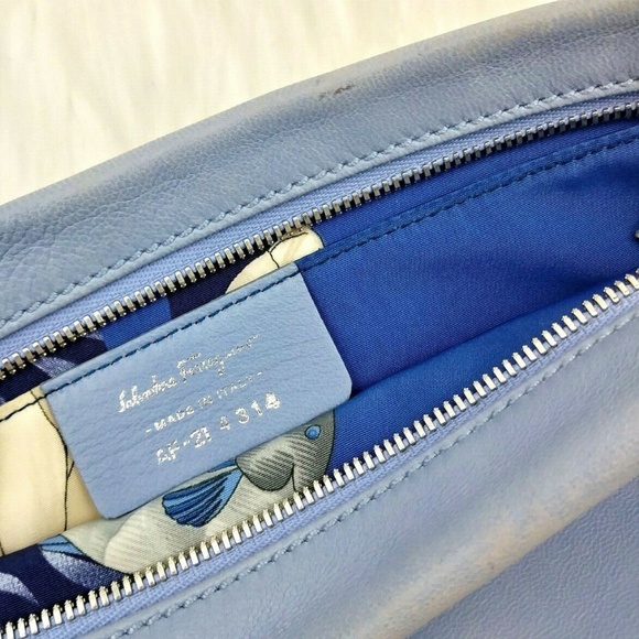 Salvatore Ferragamo Periwinkle Lambskin Wristlet - Picture 4 of 8